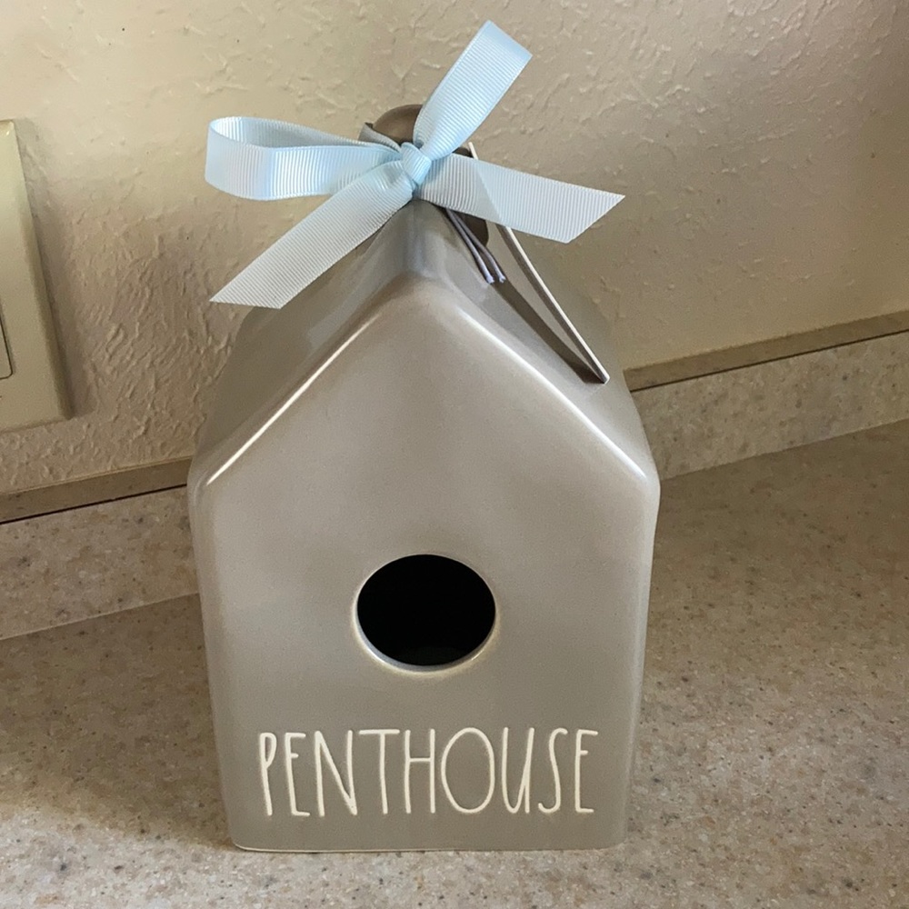 Rae Dunn Penthouse bird house